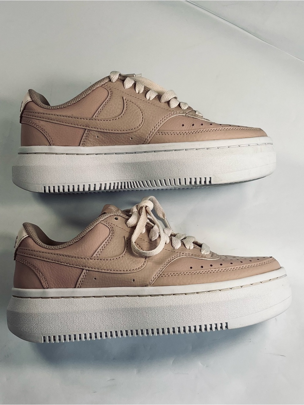 Nike Court Vision Alta Platform Sneakers in Blush Pink #DM0113-600 Women’s:6.5